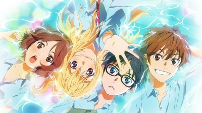 Shigatsu wa Kimi no Uso E1 - Blanco y negro / Colorido