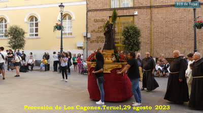 RESUMEN PROCESIÓN DE LOS CAGONES .TERUEL 29 AGOSTO 2023