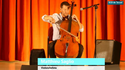 ACTUACION MATTHIEU SAGLIO VIOLONCHELISTA