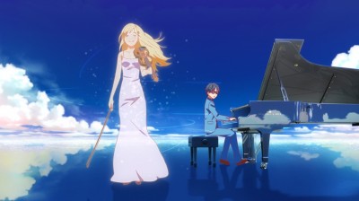 Shigatsu wa Kimi no Uso E22 - Viento primaveral
