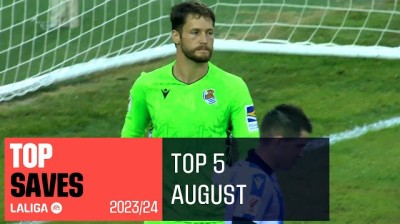 Las mejores paradas de Agosto en La Liga EA Sports 2023-2024 | TOP 5
