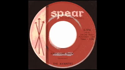 Avanties (1965) - Baby Come Back