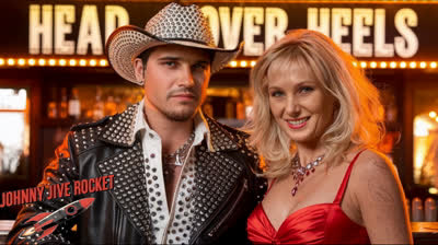 JOHNNY JIVE ROCKET HEAD OVER HEALS