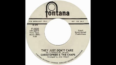 Christopher And The Chaps (1965) - They Just Don't Care