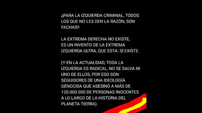“La "humanidad" viven una feroz dictadura disfrazada de democracia.”