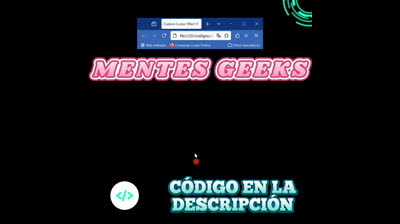 Cómo crear un cursor personalizado | HTML, CSS y JavaScript