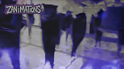 Those bats look like Goths dancing at a party. LOL