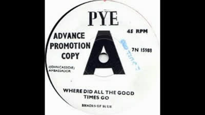 Shades of Blue (1965) - Where Did All The Good Times Go